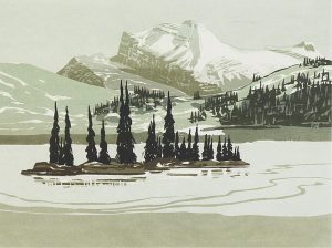 George Weber: ROCK ISLE LAKE, SUNSHINE, BANFF