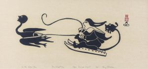 Mary Pitseolak: IN THE NIGHT SKY