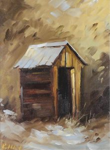 Karl E. Wood: THE OUTHOUSE, DUNN & SERGEANT RANCH, QUESNEL, B.C.