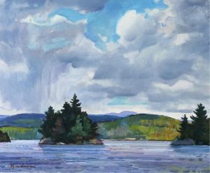Robert Stewart Hyndman: MILE LAKE P.Q.