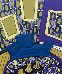 Anne Wanda Tessier: PURPLE & LIME ROOM