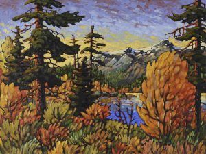 Rod Charlesworth: AUTUMN MOTIF, SPRAY LAKES