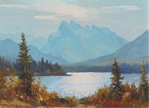 Duncan Mackinnon Crockford: VERMILION LAKES, WEST OF BANFF, ALBERTA