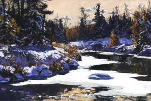 Horace Champagne: FIRST ICE FORMING IN OCTOBER (PARC DES LAURENTIDES, QUEBEC)