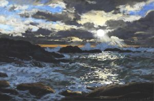 Horace Champagne: CLEARING SKY IN THE MORNING (REEFS OFF ROSE BLANCHE LIGHTHOUSE, NEWFOUNDLAND)