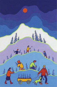 Ted Harrison: TREE PLANTING