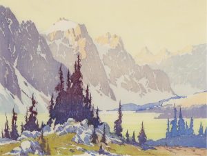 Barbara Harvey Leighton: MORAINE LAKE