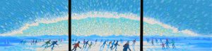 William Roy (Bill) Brownridge: SKATERS, NIGHT SKY, TRIPTYCH