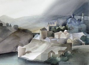 Norman Anthony (Toni) Onley: VIEW OF TOLEDO, SPAIN