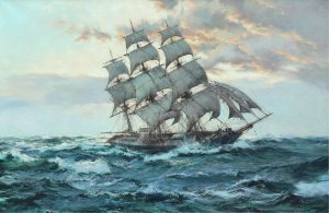 Montague Dawson: SHIMMERING HORIZON