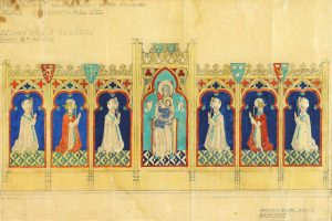 Maxwell Bennett Bates: DESIGN FOR A REREDOS