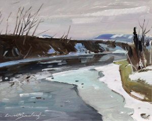 Lorne Holland Bouchard: THE GOUFFRE RIVER, ST-URBAIN, P.Q.