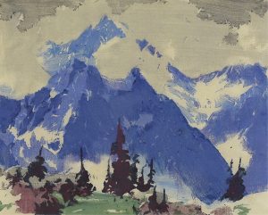 Barbara Harvey Leighton: LUNETTE PEAK, MT. ASSINIBOINE