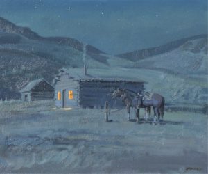 Peter Ewart: MOONLIGHT NIGHT NORTH OF CACHE CREEK, B.C.