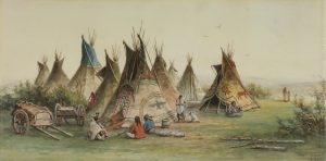 Frederick Arthur Verner: INDIAN ENCAMPMENT