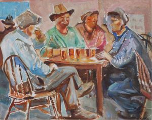 Kathleen Frances Daly Pepper: COAL MINERS’ CLUB (ALBERTA COAL MINERS BETWEEN SHIFTS)