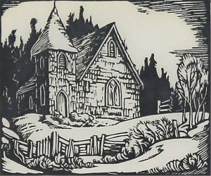 Margaret Dorothy Shelton: CHURCH AT MONTE CREEK B.C.