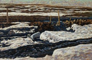 Herbert Otto Sellin: SPRING BREAKUP, SIMONS VALLEY