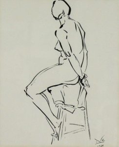 Illingworth Holey (Buck) Kerr: SEATED NUDE