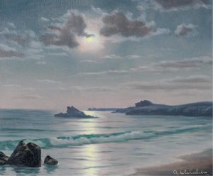 Roger de la Corbiere: MOONLIT SHORELINE