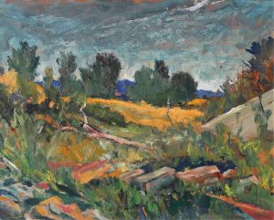 William Lewy Leroy Stevenson: RAIN NEAR A BRIDGE