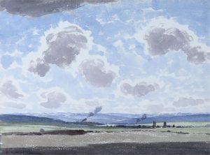 Alfred Crocker Leighton: BROODING SKY, FOOTHILLS