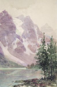 Frederic Marlett Bell-Smith: MORAINE LAKE – CANADIAN ROCKIES