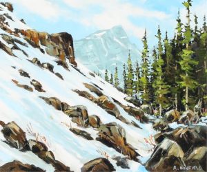 Allan Dunfield: A HIKE IN YOHO (TOWARD THE TEN PEAKS)