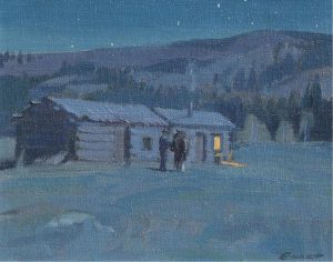 Peter Ewart: MOONLIGHT NIGHT, WEST OF WILLIAMS LAKE, B.C.
