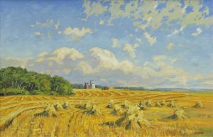 Ernest Luthi: HARVEST NEAR BOOTH SIDING (SASK.)