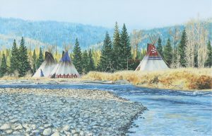 Paul Surber: ENCAMPMENT BY A RIVER