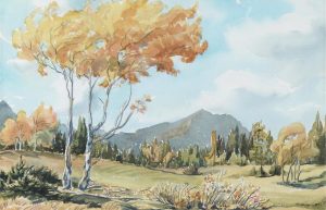 Margaret Dorothy Shelton: MOUNTAIN VIEW, AUTUMN DAY