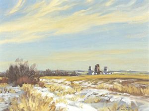 Ernest Luthi: EARLY WINTER ON THE PRAIRIE NEAR TATE