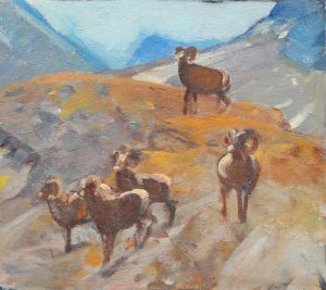 Carl Clemens Moritz Rungius: RAMS (A STUDY)