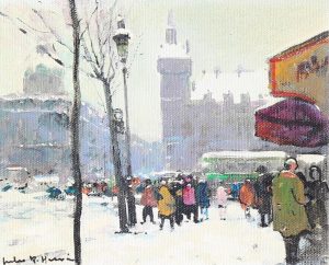 Jules Rene Herve: NEIGE, PLACE DU CHATELET