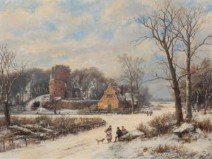 Johannes Hermann Barend Koekkoek: A WINTRY MORNING