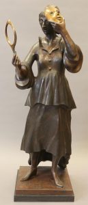 Harry Marinsky: WOMAN WITH MASK AND LOOKING GLASS