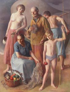Robert Brackman: ON THE SHORE OF THE CONNECTICUT