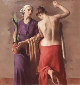 Robert Brackman: TWO FIGURES