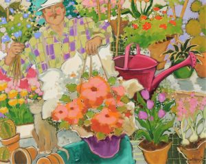 Claudette Castonguay: AU MARCHE DE FLEURS