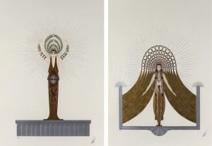 Erte (Romain de Tirtoff): THE MYTHS SUITE – DIANE & CIRCE
