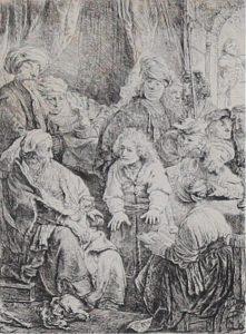 Rembrandt van Rijn: JOSEPH TELLING HIS DREAMS