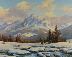 Duncan Mackinnon Crockford: EARLY MORNING, SEEBE, ALTA