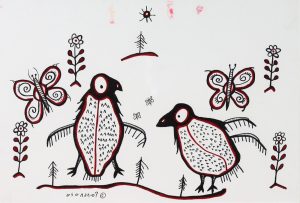 Norval Morrisseau: BIRDS AND BUTTERFLIES
