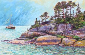 John H. Burrow: AFTER THE RAIN, SQUAMISH SHORE