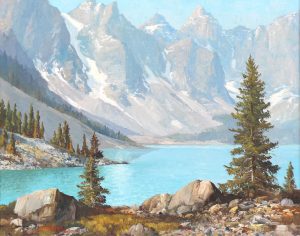 Duncan Mackinnon Crockford: THE VALLEY OF THE TEN PEAKS AND MORAINE LAKE, ALTA
