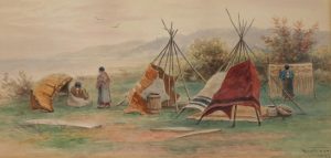 Frederick Arthur Verner: CANOE ENCAMPMENT