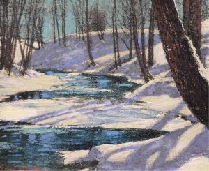 Francis Hans (Franz) Johnston: SNOW SHADOWS