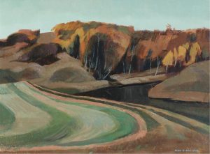 Alan Caswell Collier: BADGER CREEK AT MANITOBA HWY. #5