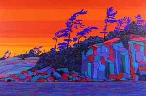 Cheryl Chartier: GLOWING PINES, GEORGIAN BAY